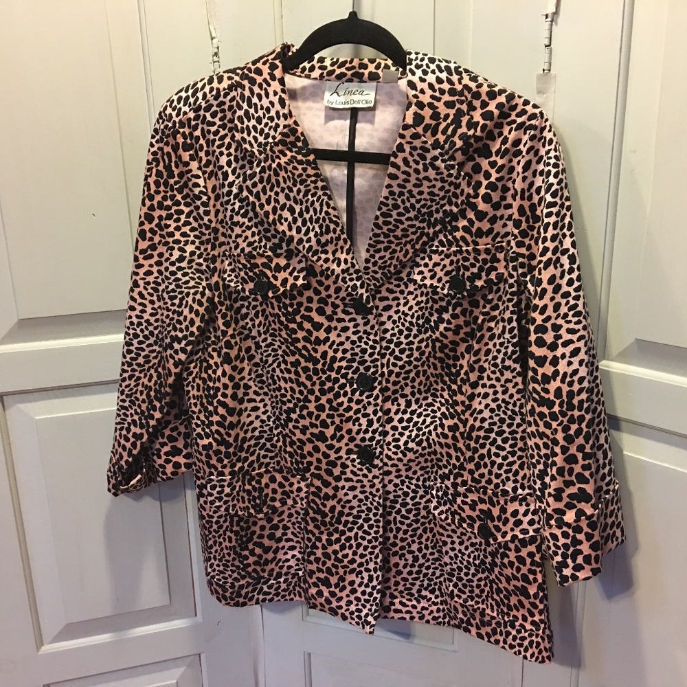 Linea by Louis Dell'Olio Animal Print Jacket - Picture 5 of 7